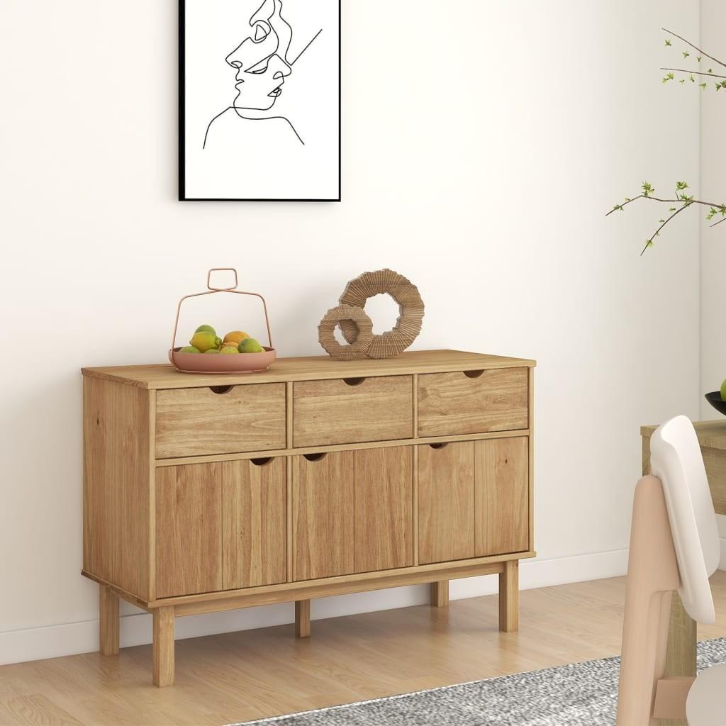 Skænk OTTA 114×43×73,5 cm i massivt fyrretræ