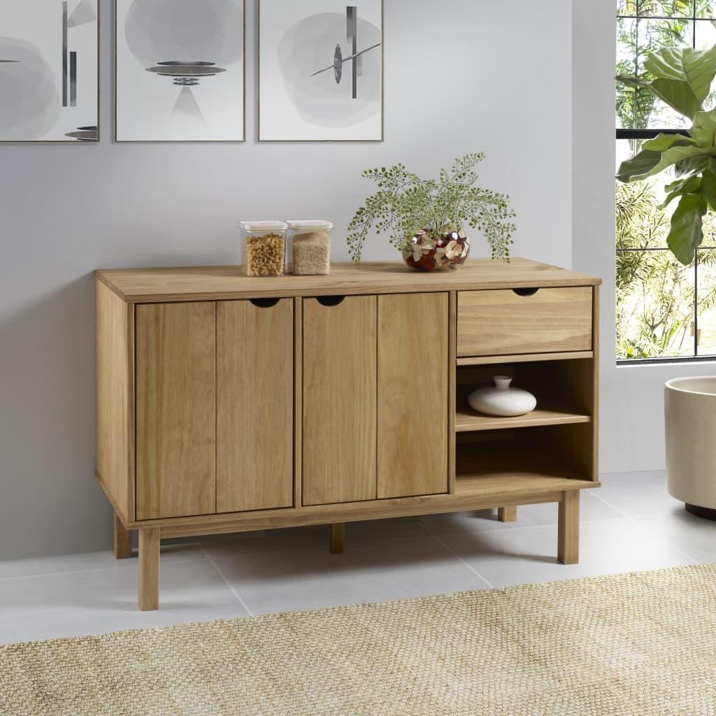Skænk OTTA 113,5×43×73 cm i massivt fyrretræ