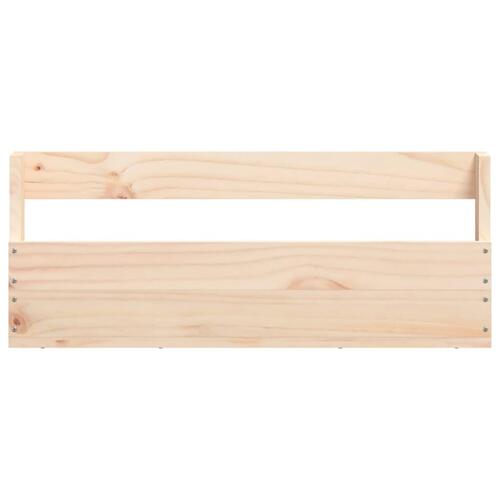 Væghængte skohylder 2 stk. 59x9x23 cm massivt fyrretræ