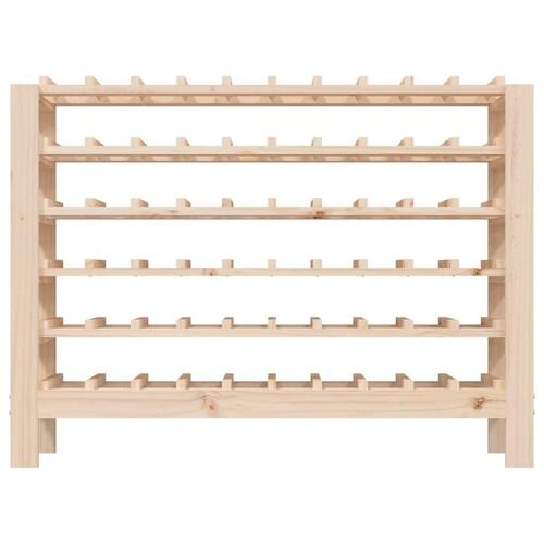 Vinreol 109,5x30x82 cm massivt fyrretræ
