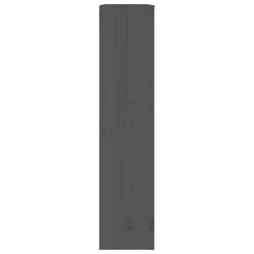 Radiatorskjuler 79,5x19x84 cm massivt fyrretræ grå