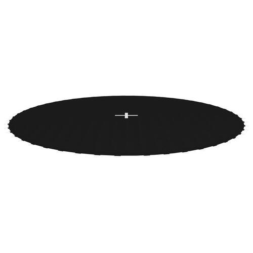 Trampolinmåtte til 10 ft/3,05 m rund trampolin stof sort