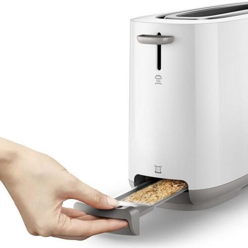 Brødrister Philips HD2590/00 - hvid, 1 lang sprække, 950-1.030 W