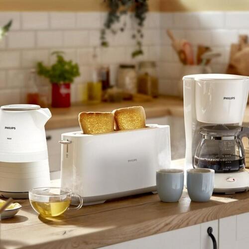 Brødrister Philips HD2590/00 - hvid, 1 lang sprække, 950-1.030 W