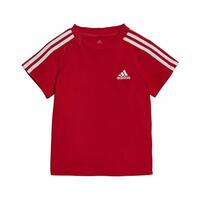 Sportstøj til Baby Adidas Three Stripes Rød 12-18 måneder