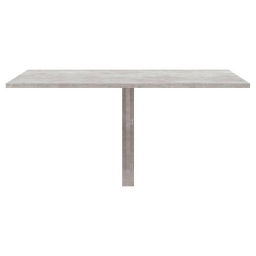 Væghængt klapbord 100x60x56 cm konstrueret træ betongrå