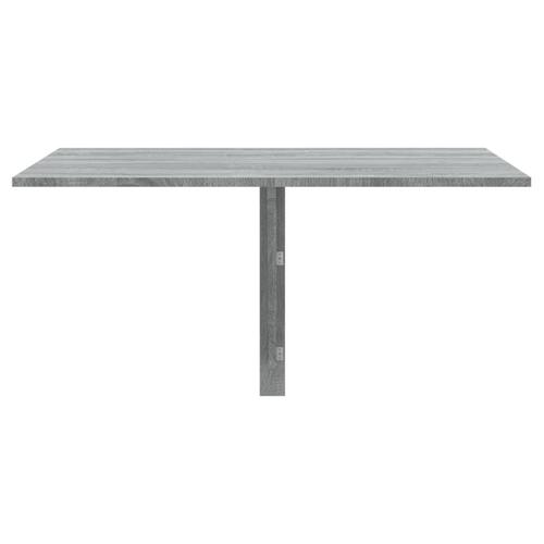 Væghængt klapbord 100x60x56 cm konstrueret træ grå sonoma-eg