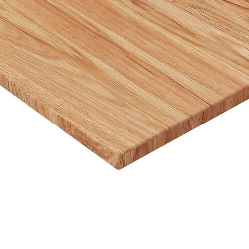 Bordplade til badeværelse 80x40x1,5 cm massivt træ lysebrun
