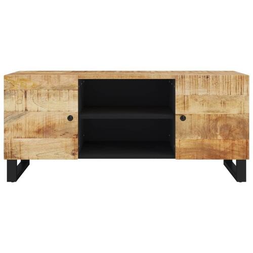 Tv-bord 105x33x46cm massivt mangotræ