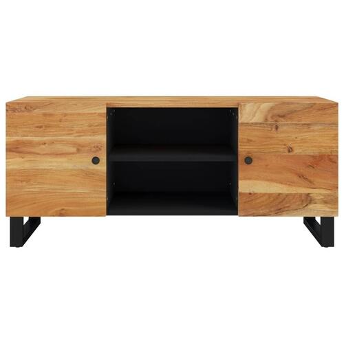 Tv-bord 105x33x46 cm massivt akacietræ