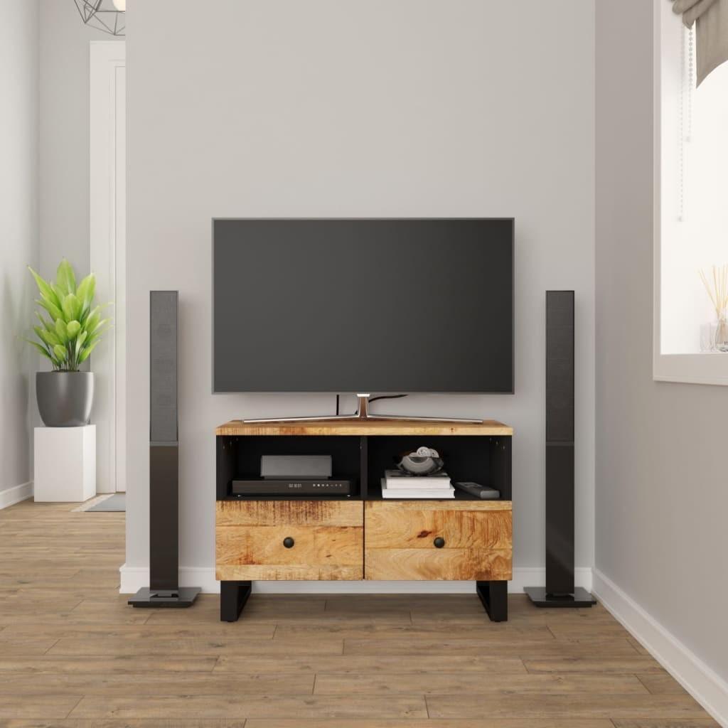 Tv-bord 70x33x46 cm massivt mangotræ