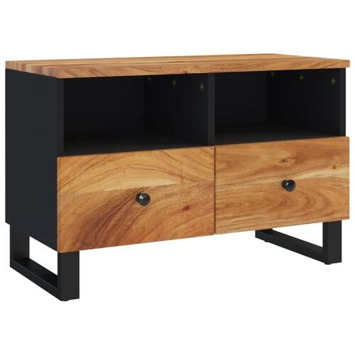 Tv-bord 70x33x46 cm massivt akacietræ