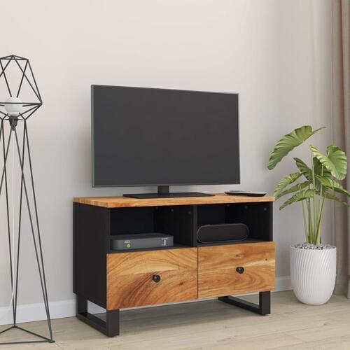 Tv-bord 70x33x46 cm massivt akacietræ