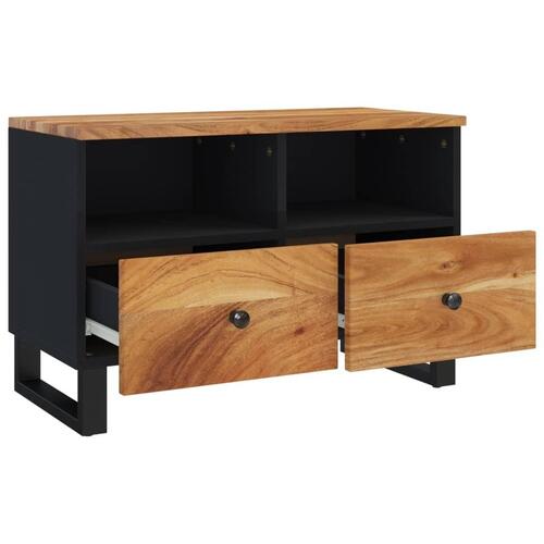 Tv-bord 70x33x46 cm massivt akacietræ