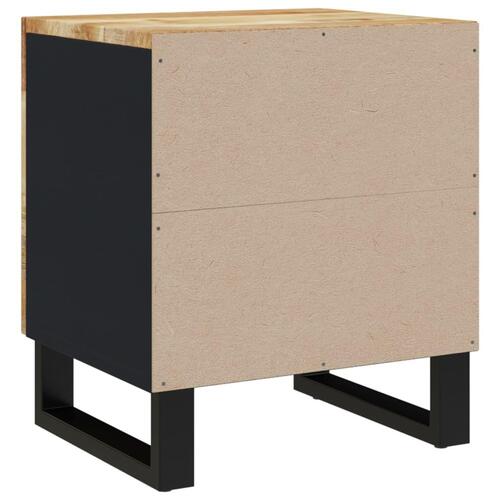 Sengebord 40x33x46 cm massivt mangotræ