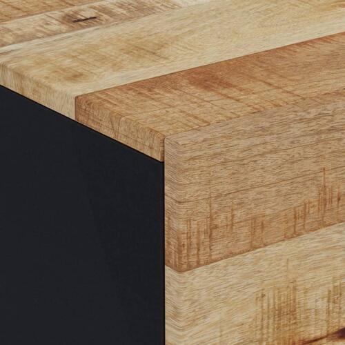Sengebord 40x33x46 cm massivt mangotræ