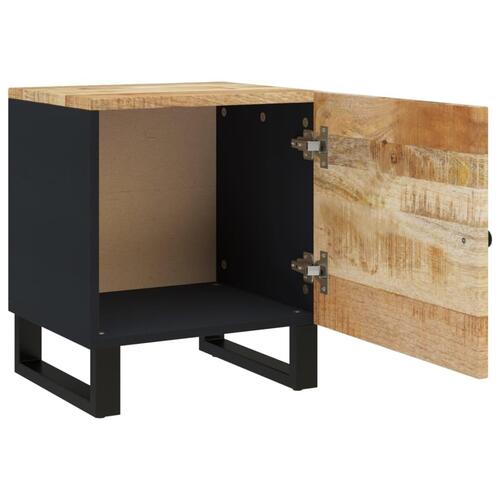 Sengebord 40x33x46 cm massivt mangotræ