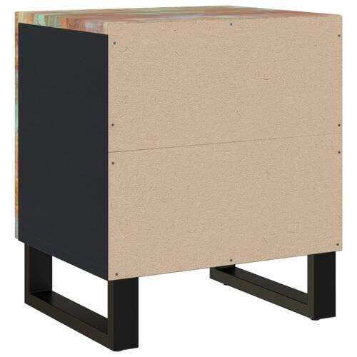 Sengebord 40x33x46 cm massivt genbrugstræ
