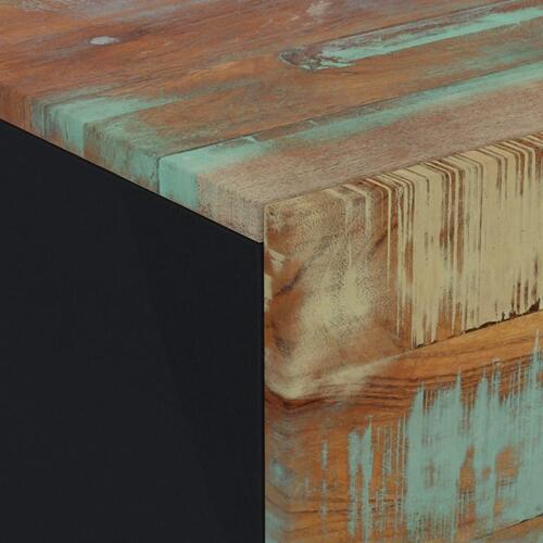 Sengebord 40x33x46 cm massivt genbrugstræ