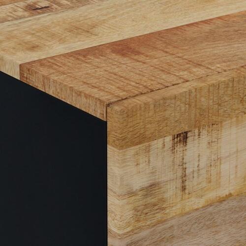 Sengeborde 2 stk. 40x33x46 cm massivt mangotræ
