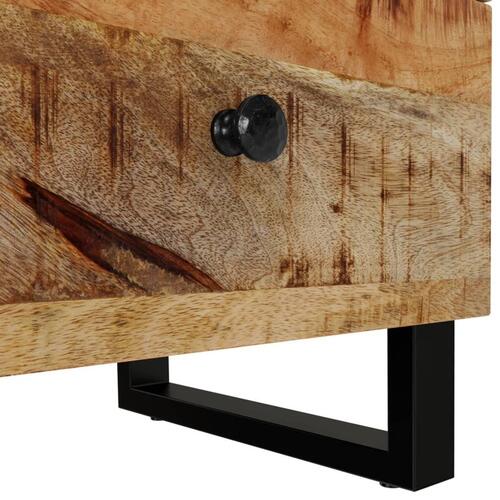 Sengeborde 2 stk. 40x33x46 cm massivt mangotræ