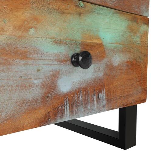 Sengeborde 2 stk. 40x33x46 cm massivt genbrugstræ