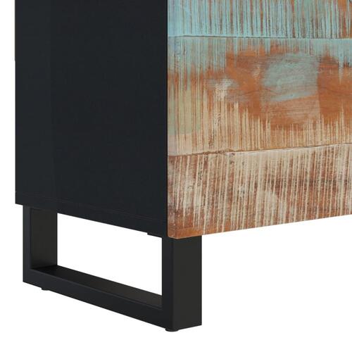 Tv-bord 105x33x46 cm massivt genbrugstræ