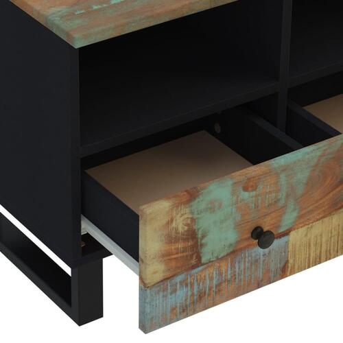 Tv-bord 70x33x46cm massivt genbrugstræ