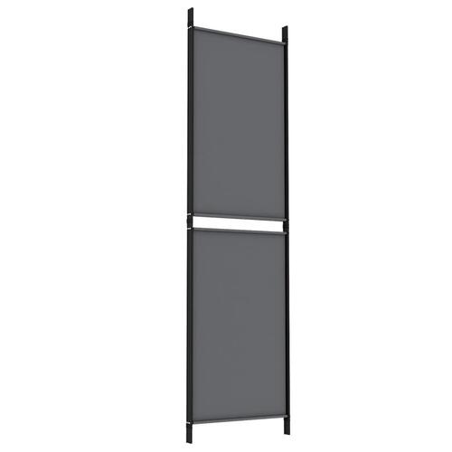 3-panels rumdeler 150x180 cm stof antracitgrå