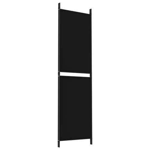 3-panels rumdeler 150x180 cm stof sort