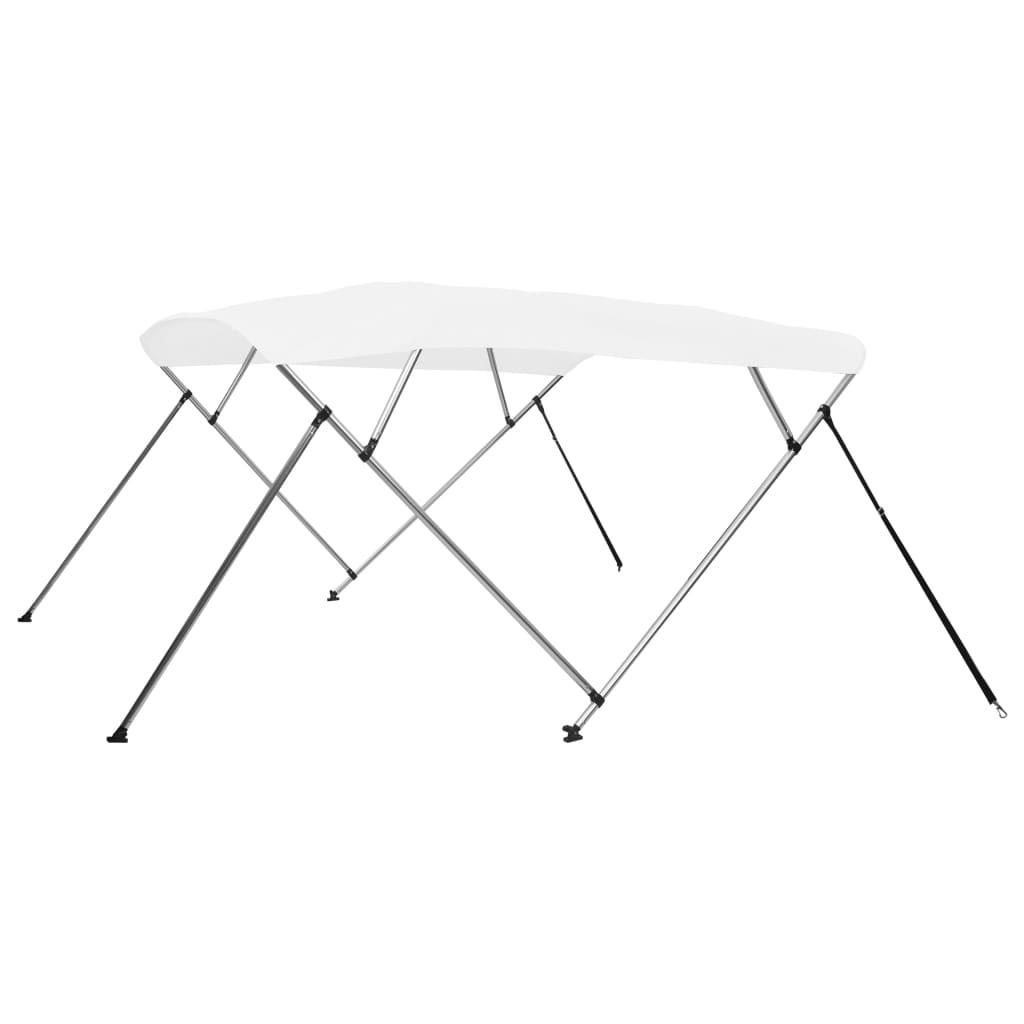 Biminitop med 4 buer 243x210x137 cm hvid