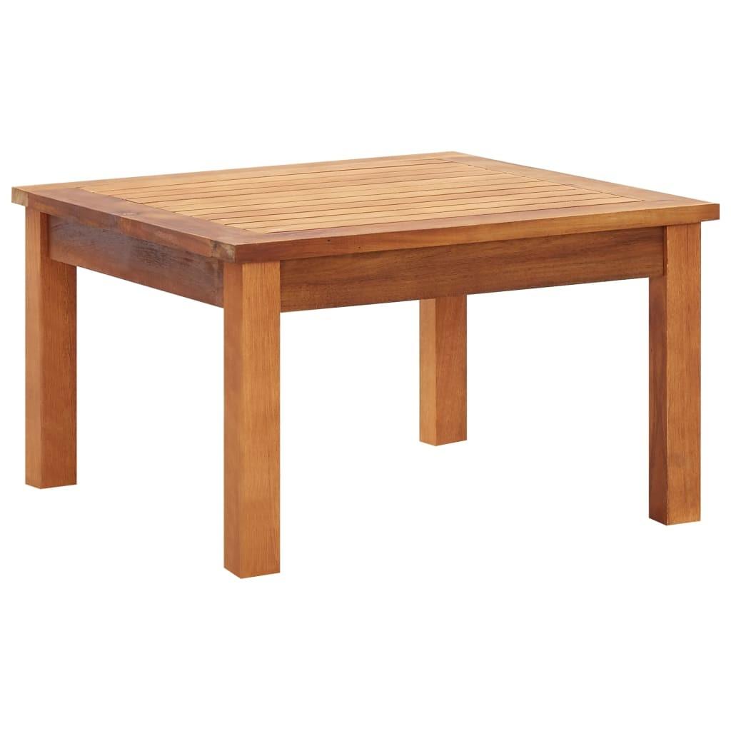 Havesofabord 60x60x36 cm massivt akacietræ