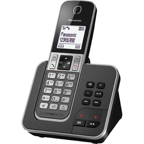 Trådløs telefon Panasonic KX-TGD320FRG Hvid Sort Grå