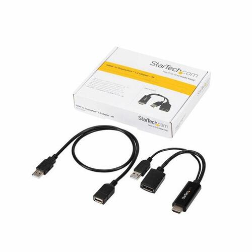 DisplayPort til HDMI-adapter Startech HD2DP Sort 4K