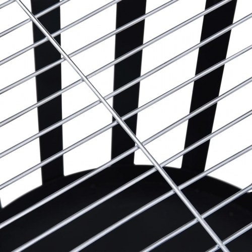 Bålkurv til haven med grill 47,5 cm stål