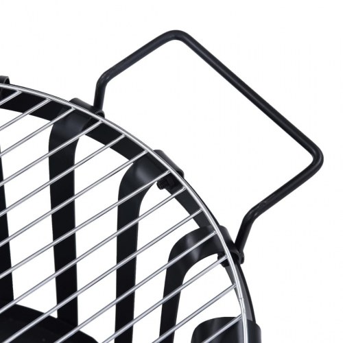 Bålkurv til haven med grill 47,5 cm stål