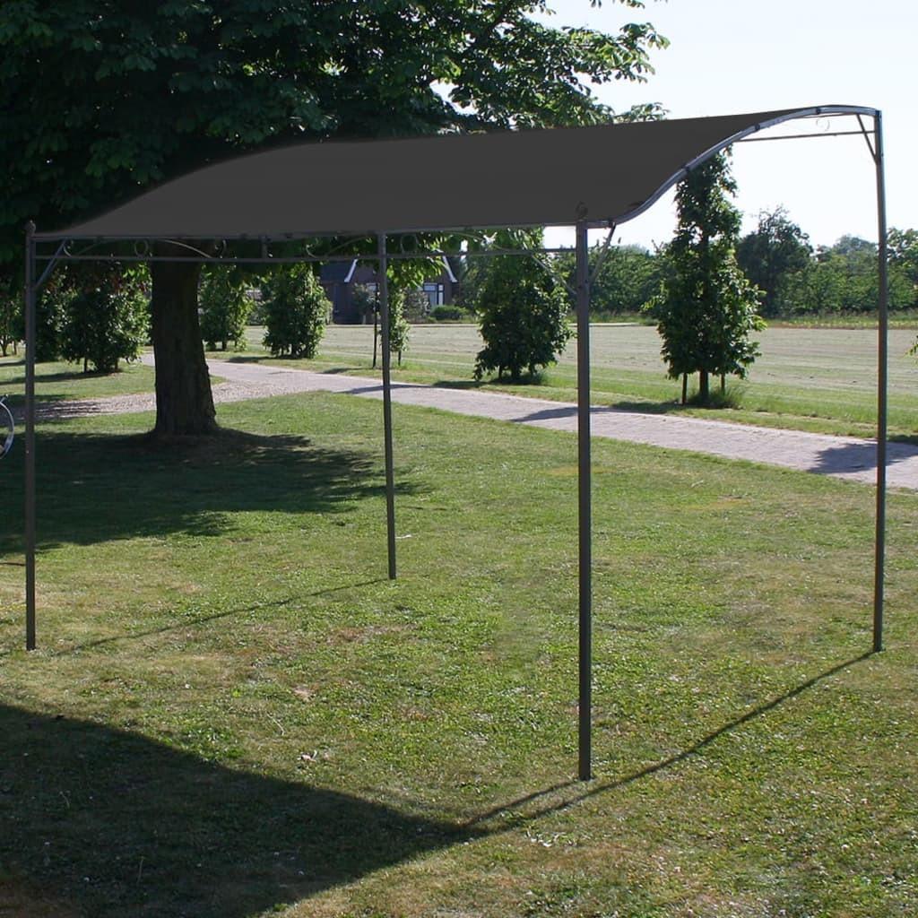 Fast markise 3x2,4 m antracitgrå