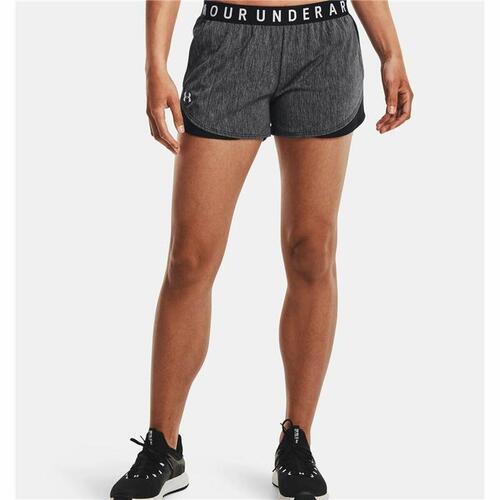 Sport shorts til kvinder Under Armour Play Up 3.0 Twist Mørkegrå Sort S