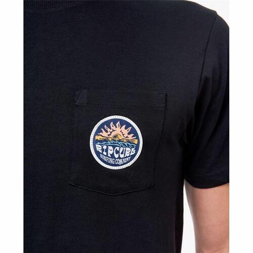 Kortærmet T-shirt til Mænd Rip Curl Horizon Badge Sort Mænd M