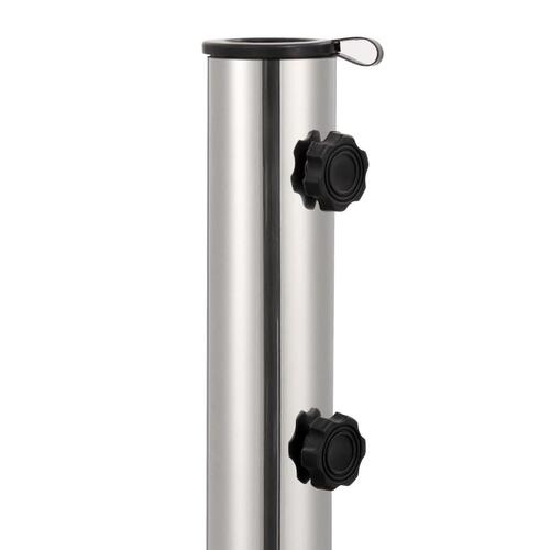Parasolfod granit 30 kg rund sort
