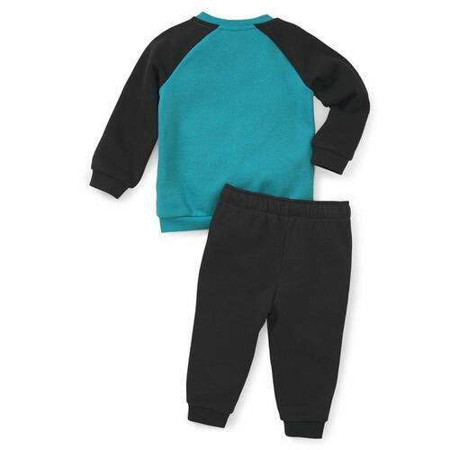 Baby træningsdragt Puma Minicat Essentials Sort Blå 4-6 måneder
