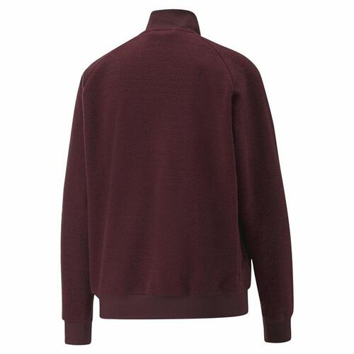 Sportsjakke til damer Puma Fit Sherpa Mørkerød XS