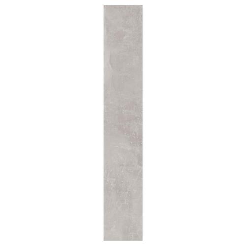 Skoskab med spejl 3 hylder 63x17x102,5 cm betongrå