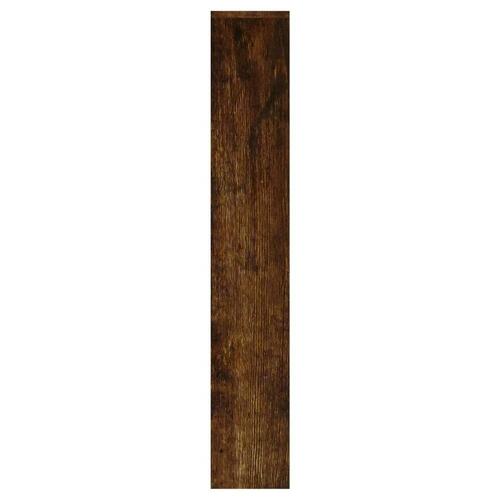 Skoskab med spejl 3 hylder 63x17x102,5 cm røget egetræsfarve