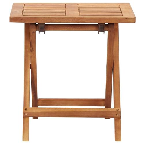 Foldbart havebord 40x40x40 cm massivt akacietræ