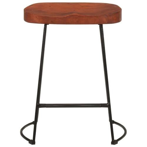 Gavin-barstole 2 stk. 45x38x53 cm massivt mangotræ