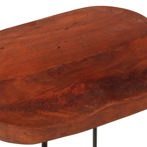 Gavin-barstole 2 stk. 45x38x53 cm massivt mangotræ