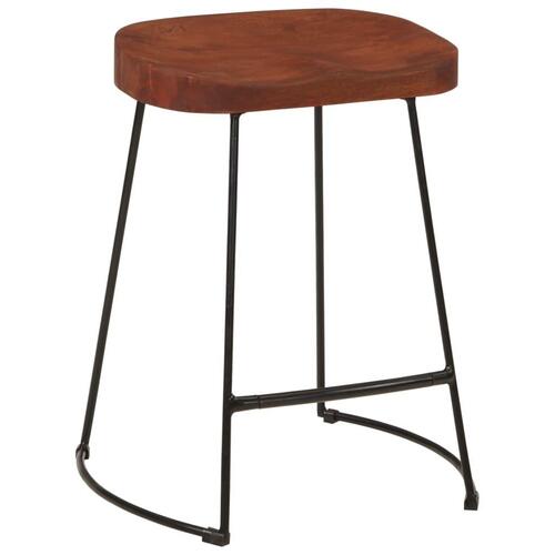 Gavin-barstole 2 stk. 45x38x53 cm massivt mangotræ