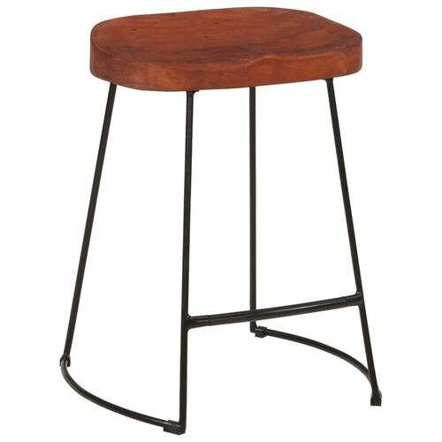Gavin-barstole 2 stk. 45x38x53 cm massivt mangotræ