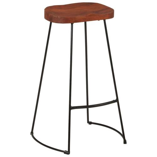 Gavin-barstole 2 stk. 50x40x78 cm massivt mangotræ
